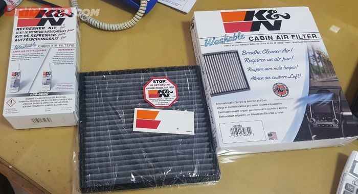 Filter kabin dan Refresher Kit K&amp;N