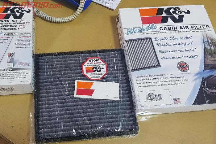 Filter kabin dan Refresher Kit K&amp;N