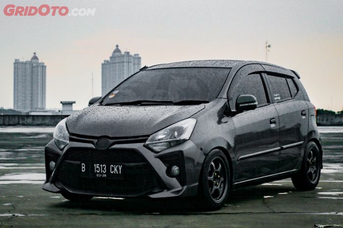 Modifikasi Toyota Agya tampil atraktif berkat wajah baru