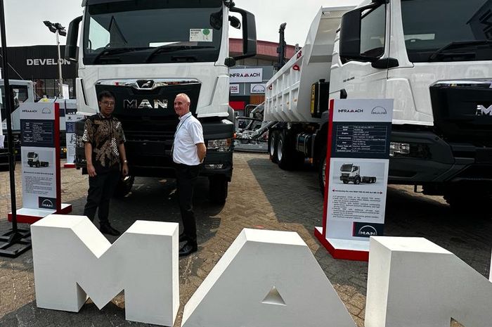 Gelaran Mining Expo 2023, yang sekaligus dijadikan peluncuran produk terbaru, MAN TGS 40.400 6x4 BB CH dan TGS 40.480 6x6 BB