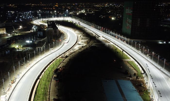 Kondisi terbaru Sirkuit Jalan Raya Jeddah