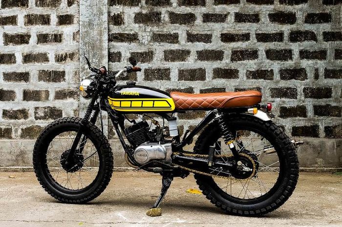 Yamaha RS100 custom street tracker besutan Tokwa Party Garage