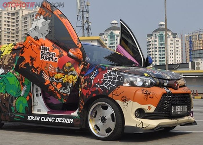 Modifikasi Toyota Grand New Veloz 1.5 M/T 2016 Dari Game Mobile Ke Superhero