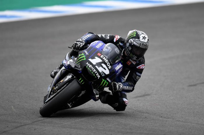 Maverick Vinales tetap tercepat di akhir Tes Jerez hari pertama