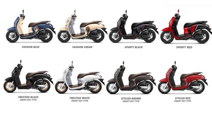 Pilihan warna Honda All New Scoopy