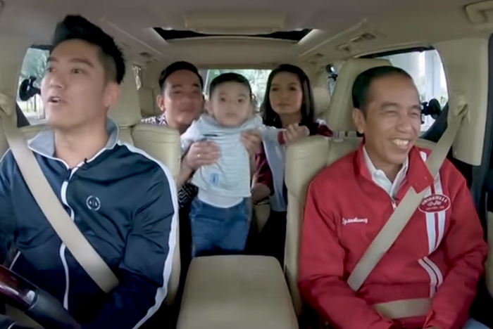 Kebersamaan Boy William dengan keluarga Presiden Jokowi