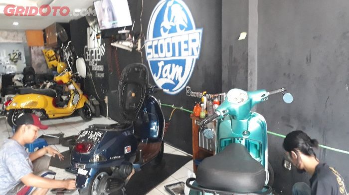 Scooter Jam bisa mengerjakan bebrbagai jenis Vespa dan Piaggio