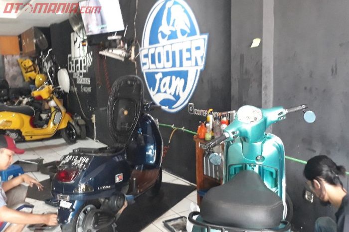 Scooter Jam bisa mengerjakan bebrbagai jenis Vespa dan Piaggio