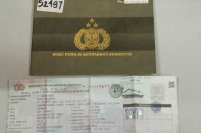 STNK dan BPKB (Ilustrasi)