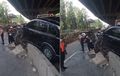 Chevrolet Captiva Ringsek Tabrak Separtor Busway di  Kelapa Gading, Ini Kronologinya