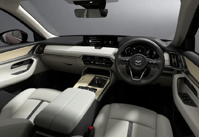 Tampilan interior Mazda CX-80
