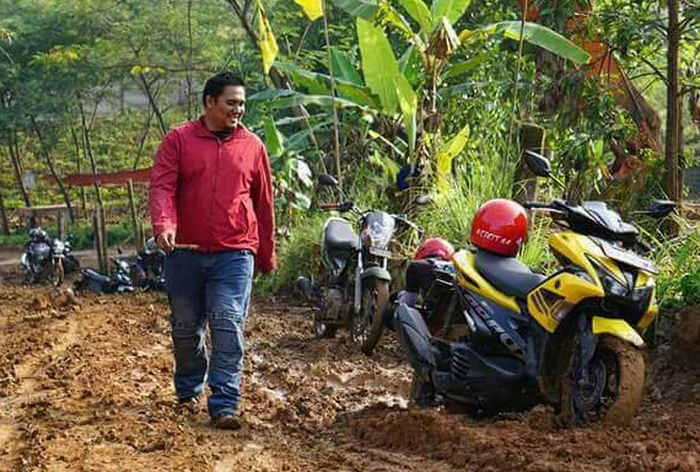 Yamaha Aerox juga menjajal serunya acara WCAB