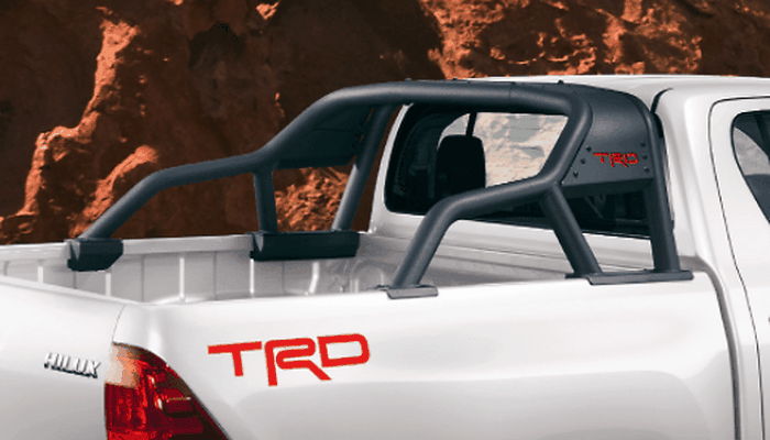 Roll bar sporty di bak belakang