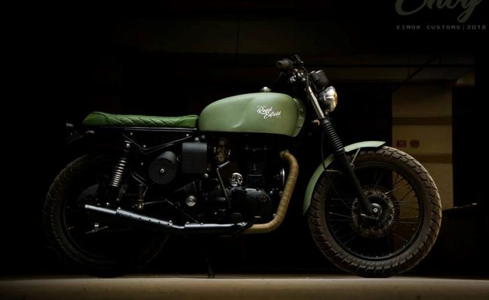 Royal Enfield Classic 350 caf&eacute; racer &ldquo;Envy&rdquo; garapan Eimor Customs