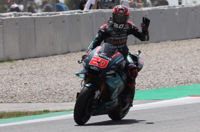 Fabio Quartararo tercepat di Q2MotoGP Catalunya