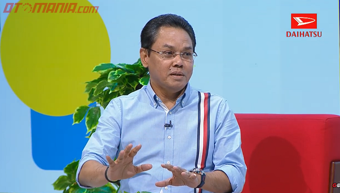 Hendrayadi Lastiyoso, Division Head Marketing &amp; Customer Relation, Astra International - Daihatsu Sales Operation (AI-DSO) saat menjadi narasumeber di IOOF 2020.