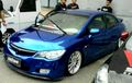 Honda Civic FD Kece Berbaju Biru Krom, Modif Kaki-kaki Dibikin Kandas