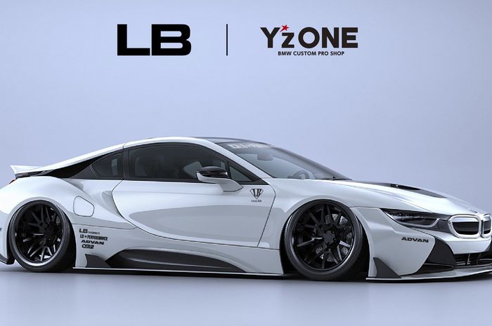 BMW i8 dengan wide body besutan Liberty Walk