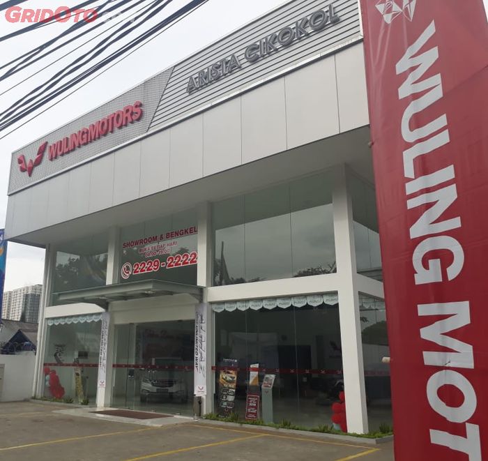 Showroom dan bengkel Wuling Cikokol Tangerang