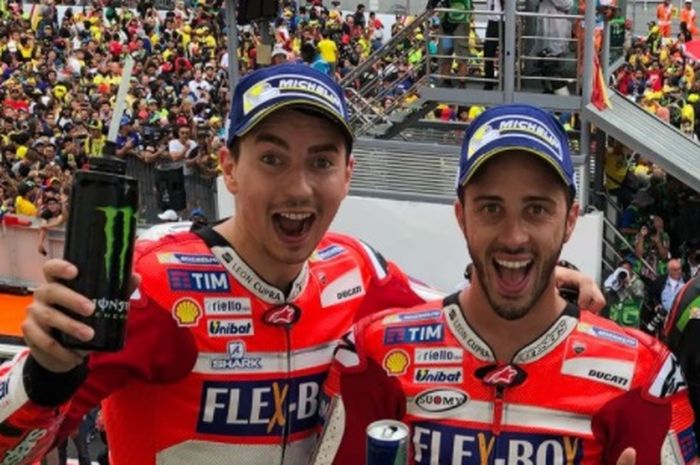 Podium GP Sepang diisi Ducati dan Yamaha
