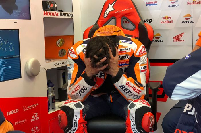Buang kesempatan untuk meraih kemenangan di balapan MotoGP Prancis 2021, Marc Marquez salahkan diri sendiri