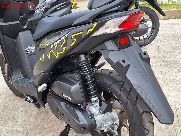 Sokbreker belakang Honda BeAT Street terbaru lebih tinggi 
