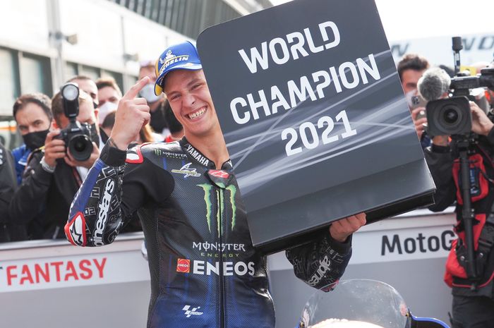 Perasaan Fabio Quartararo setelah mengunci gelar juara dunia MotoGP 2021