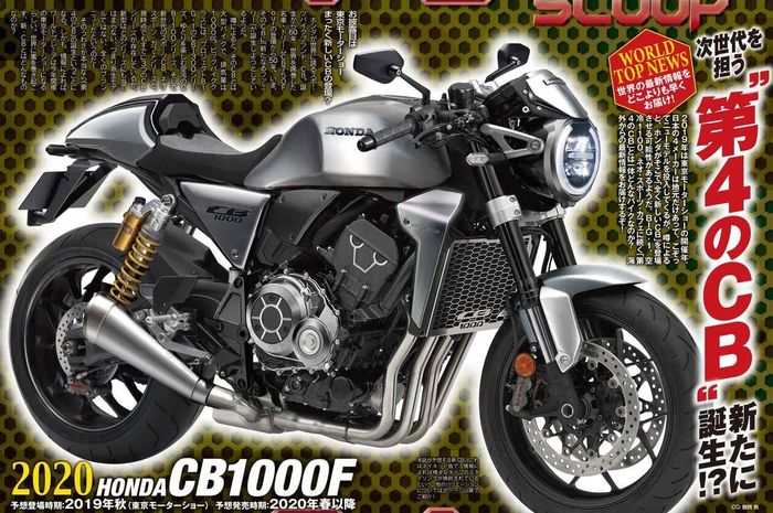 Prediksi desain cafe racer yang kabarnya akan disiapkan oleh Honda