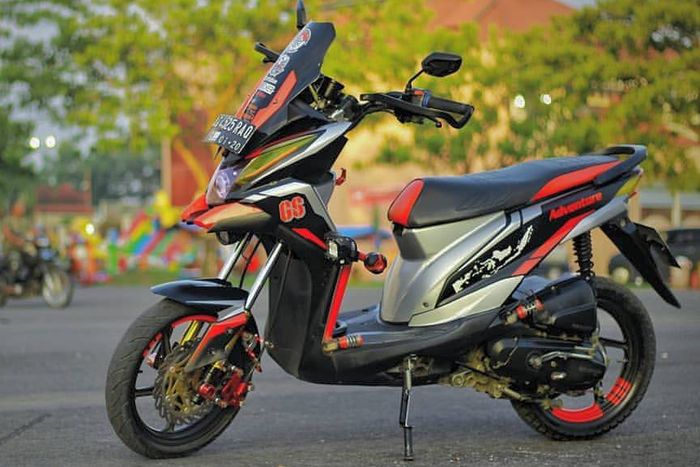 Honda BeAT terinsipiras motor gede untuk adventure dan touring