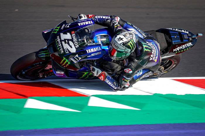 Maverick Vinales meraih pole position pada kualifikasi MotoGP San Marino 2020