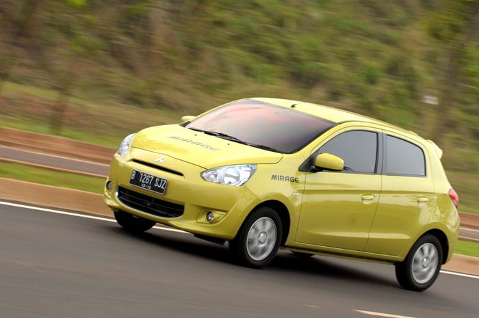 Kisaran harga Mitsubishi Mirage tahun 2014 bekas