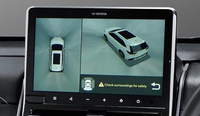 Head unit Kijang Innova Zenix tipe Q Hybrid.