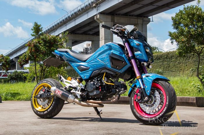 Modifikasi Honda MSX 125 bergaya nyentrik