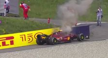 Hampir Hangus Saat Mobil Ferrari Terbakar, Carlos Sainz Kritik Lambatnya Kinerja Marshal di F1 Austria 2022