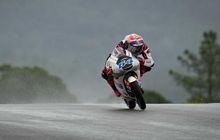 Mentang-mentang Tercepat di Trek Basah, Mario Aji Pengin Kualifikasi Moto3 Portugal 2022 Hujan Lagi