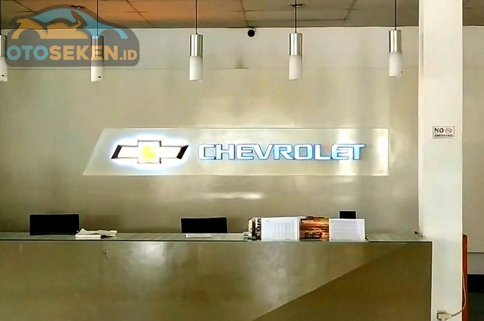 Ilustrasi showroom Chevrolet