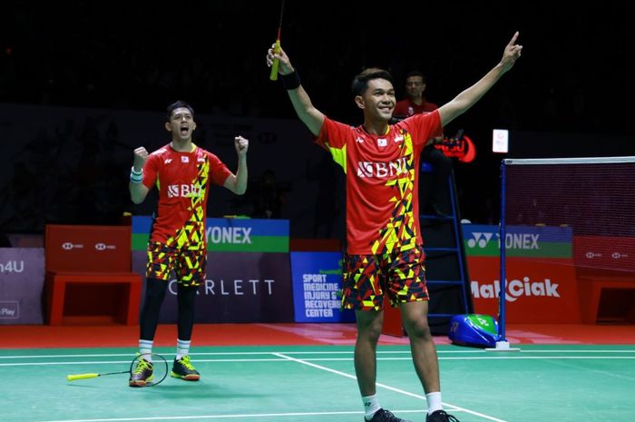 Predikat juara diaraih oleh Fajar Alfian dan Muhammad Rian Ardianto, yang bertanding di kelas ganda putra Daihatsu Indonesia Masters 2022