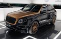 Brabus "Selingkuh" Bikin Bentley Bentayga Dalam Balutan Hitam dan Emas, Kinclong Banget!