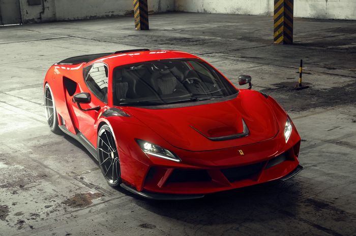 Modifikasi Ferrari F8 Tributo hasil garapan bengkel Novitec, Jerman
