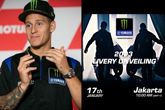 Jelang peluncuran tim Monster Energy Yamaha untuk MotoGP 2023, Fabio Quartararo dipastikan sudah tiba di Jakarta
