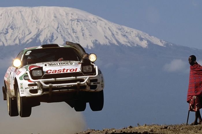 Salah satu foto yang menjadi ikon Reli Safari di Kenya