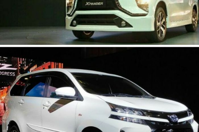 Mitsubishi Xpander dan Toyota New Avanza