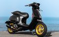 Modifikasi Vespa Sprint Racing Look, Makin Gahar Pamer Setang Drophead