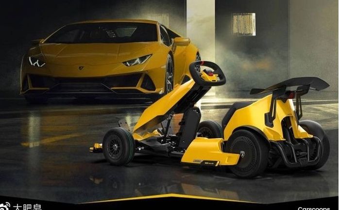 Ninebot GoKart Pro Lamborghini Edition desainnya cukup sporti dengan spoiler di bagian belakang