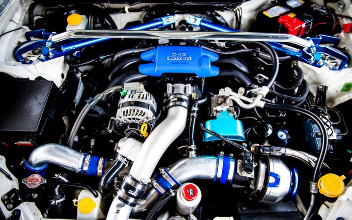 Mesin modifikasi Toyota 86 dibikin lebih sangar dengan suntik supercharger HSK