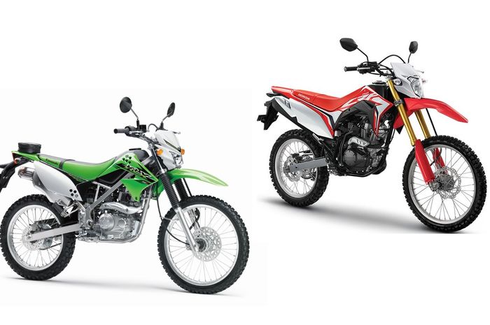 Kawasaki KLX 150 dan Honda CRF150L