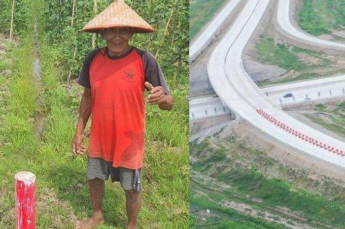 Inilah kakek Sudiharjo yang mendapat uang ganti rugi jalan tol senilai Rp 1 juta