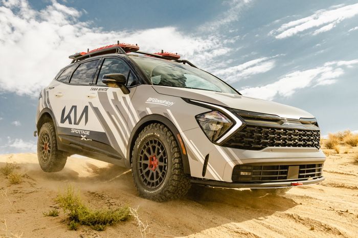 Modifikasi KIA Sportage X-Pro kreasi LGS-CTS Motorsports untuk kompetisi Rebelle Rally