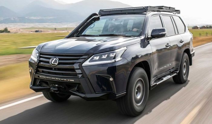 Lexus LX 570 J201 Concept tidak saja siap on-road tapi juga off-road