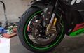 Rincian Biaya Modif Kaki Depan Kawasaki Ninja ZX-25R Jadi Double Cakram
